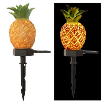 

Solar Light Simulation Pineapple Cactus Plant Lamp Waterproof Led Ground Lamp Villa Lawn Landscape Lamp Safe For Garden Decor SD