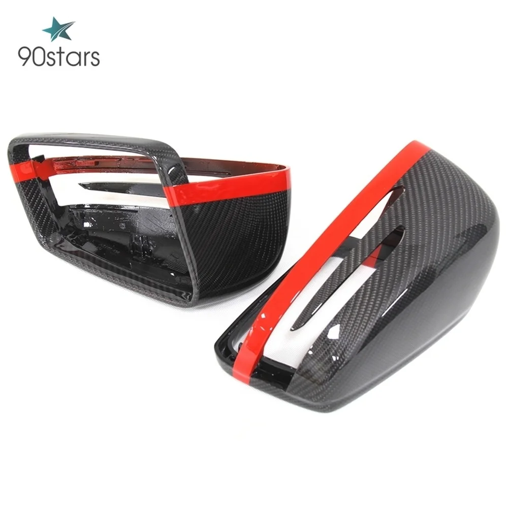 Для Mercedes Mirror W204 W212 W207 W176 W218 сухое углеродное зеркальное покрытие для A B C E S CLS GLK Class
