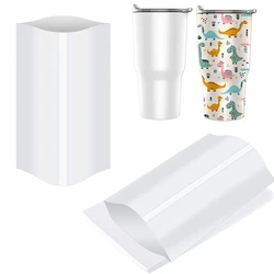 Manchons thermorétractables à Sublimation de 8x12 pouces, 60 pièces de film thermorétractable blanc pour gobelets, tasses, tasses, etc. 