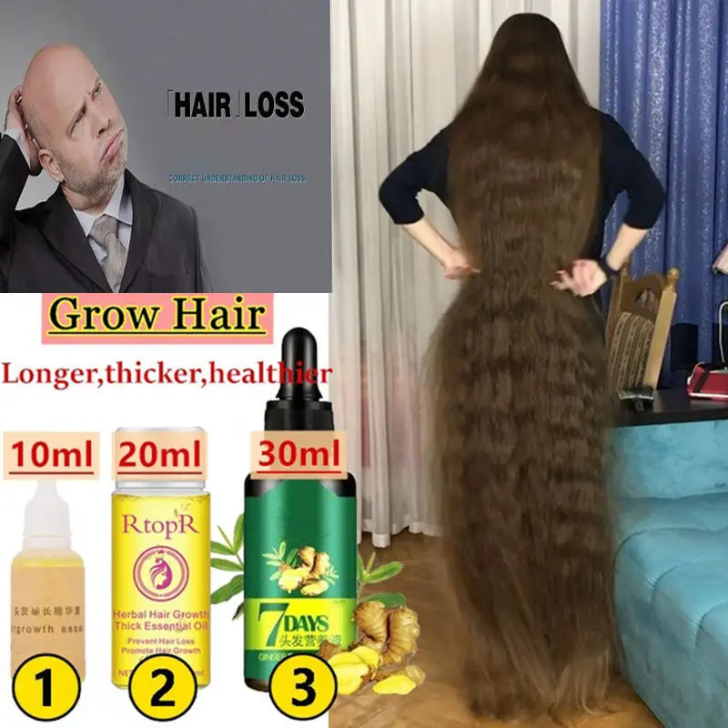 Effective Hair Growth Products Fast Thick for Hair Prevent Hair Loss Damaged Hair Repair Natural Hair Care Products