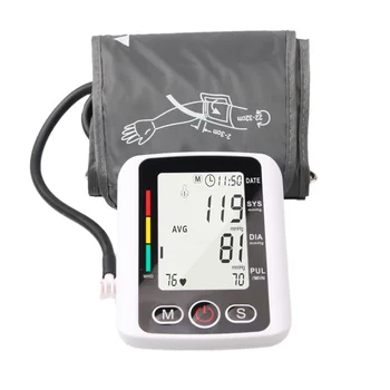 

Arm Digital Blood Pressure Monitor Upper Arm Tonometer Portable Blood pressure meter Automatic Sphygmomanometer Tensiometro