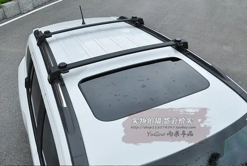 High quality Aluminum Alloy Roof Racks Luggage Rack Crossbar Fits For  Jeep Compass 2011 2012 2013 2014 2015 2016