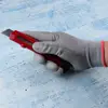 1 Pair PU Kitchen Gardening Hand Protective Gloves Worker Butcher Meat Chopping Working Gloves Grey Mittens gloves 6