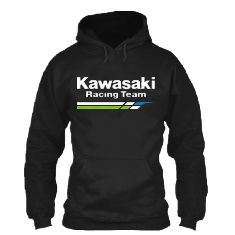 Для мужчин's высокое качество Для мужчин для Kawasaki гоночный мотоцикл Костюмы пуловер с рыцарем хлопчатобумажная Повседневная Толстовка K - Цвет: as picture