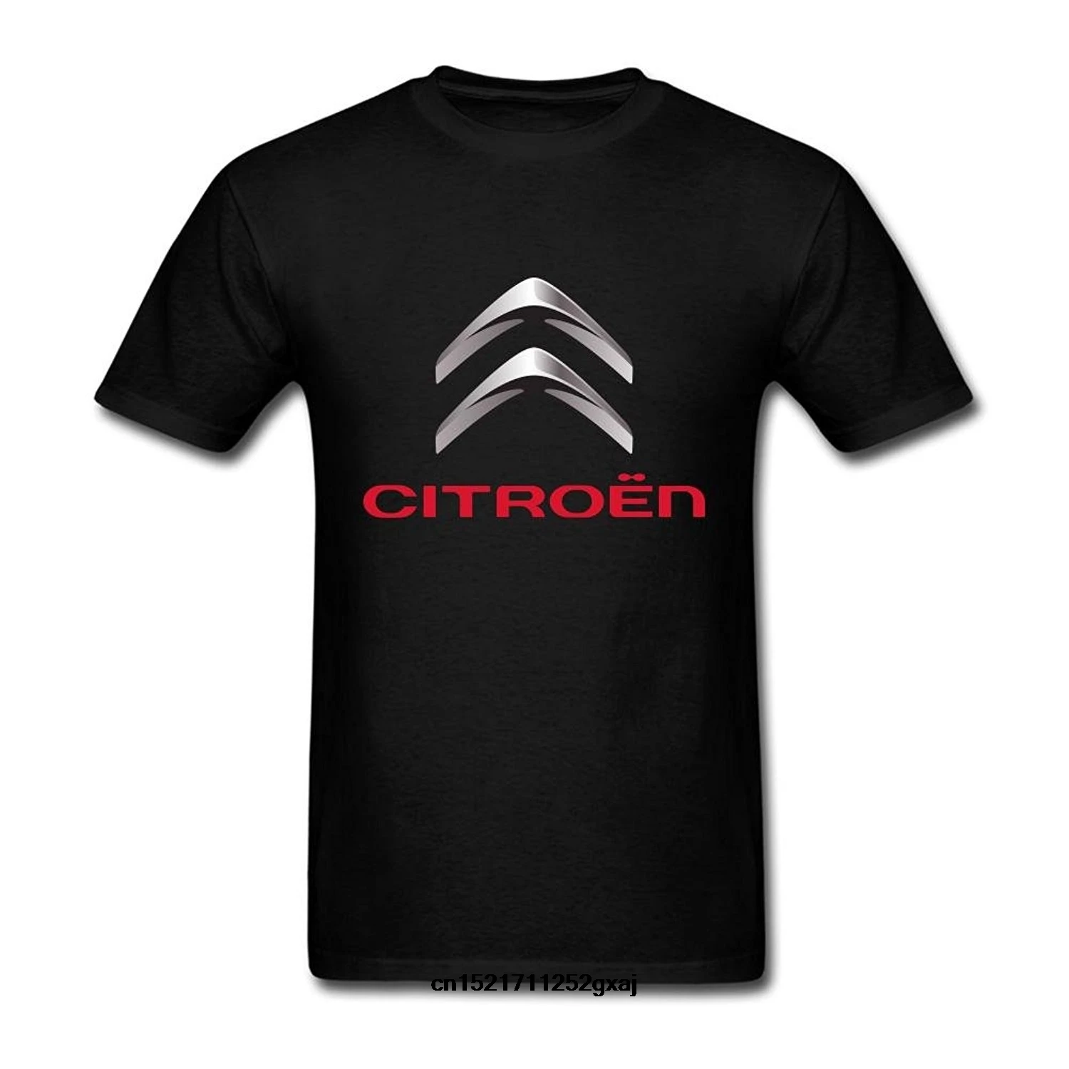 Мужская футболка Летняя модная с логотипом Citroen черная wo men|Футболки| |