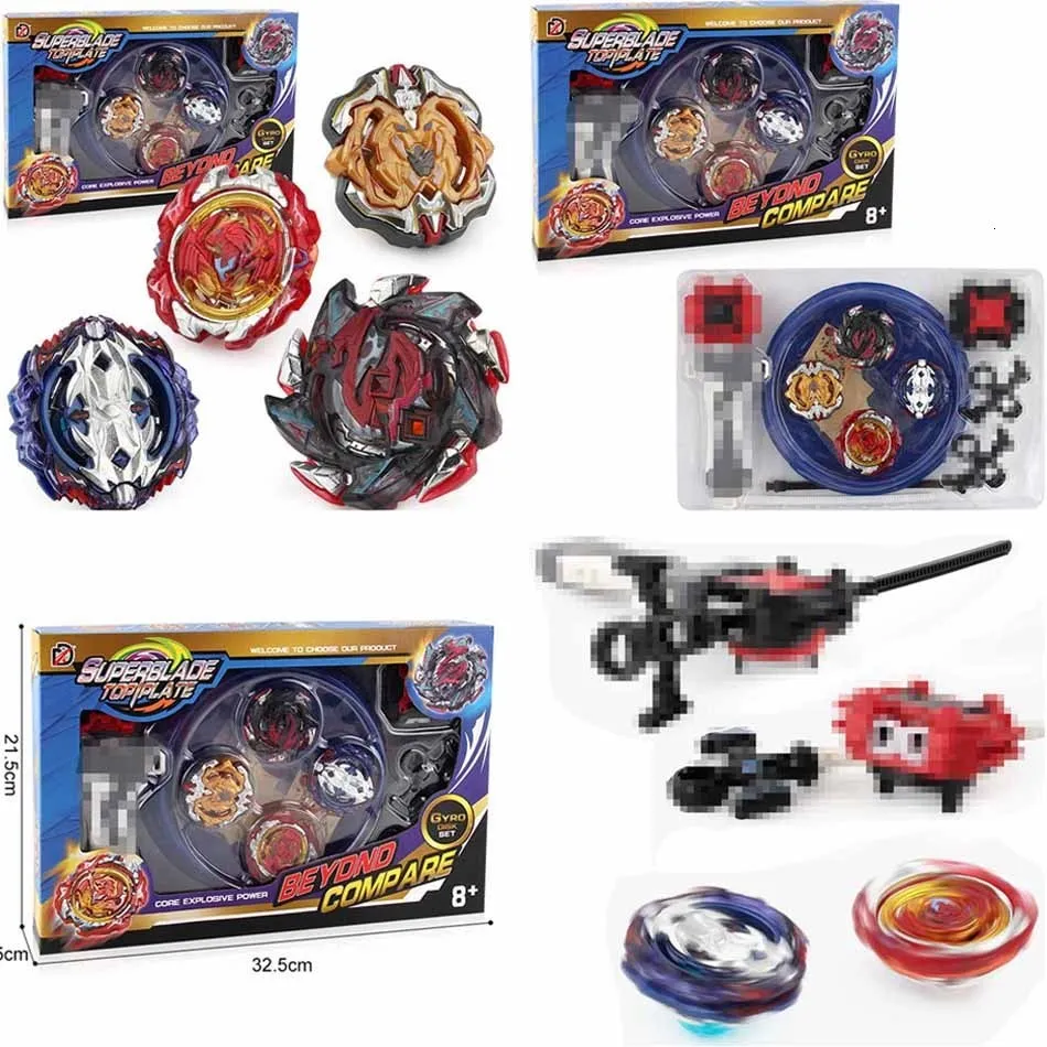 Оригинальная коробка Beyblade Burst для продажи Металл Fusion 4D с пусковым устройством и Bayblade Арена стадион спиннинг Топ Набор Детские игры игрушки