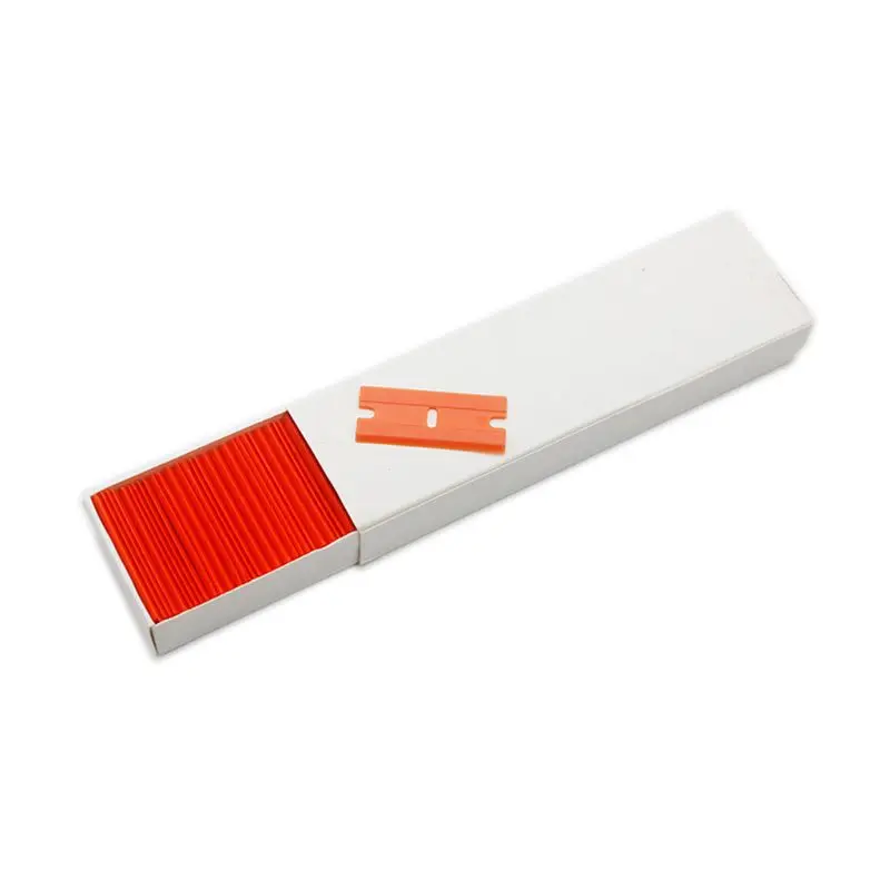 

100Pcs Double-sided Sharp Blade Window Cleaner Scraper Blades Car Glass Remover