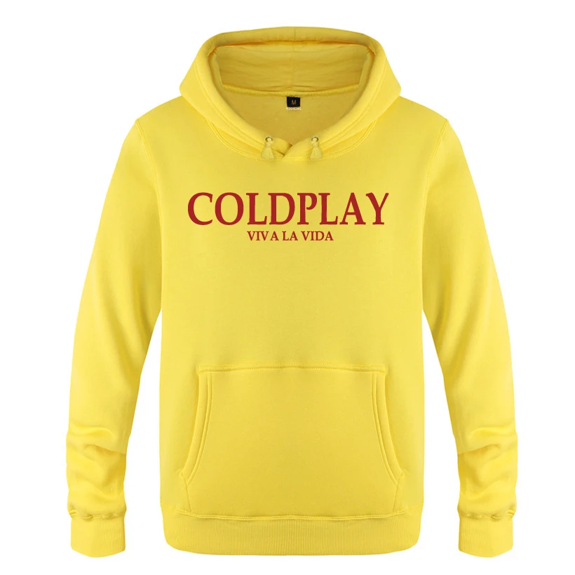 Viva la vida-COLD PLAY Coldplay Rock толстовки мужские мужские с капюшоном флисовый пуловер толстовки - Цвет: HUAY HOT