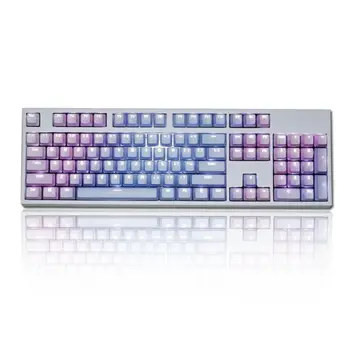 

1 Set Replaceable PBT Keycaps 87 104 108 Transparent Lettering Keys Double Shot