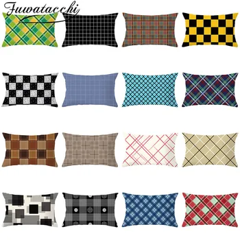 

Fuwatacchi Rectangle Throw Pillow Cover Geometric Cushion Cover Nordic Style Pillowcase for Home Sofa Decorative Pillow 30*50