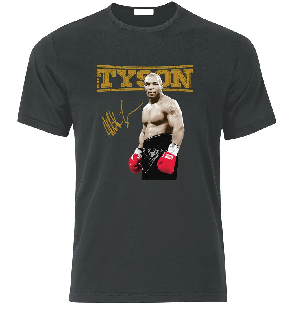Футболка с надписью Box Mike Tyson boxing Fan Iron Mike футболка S-XXXL