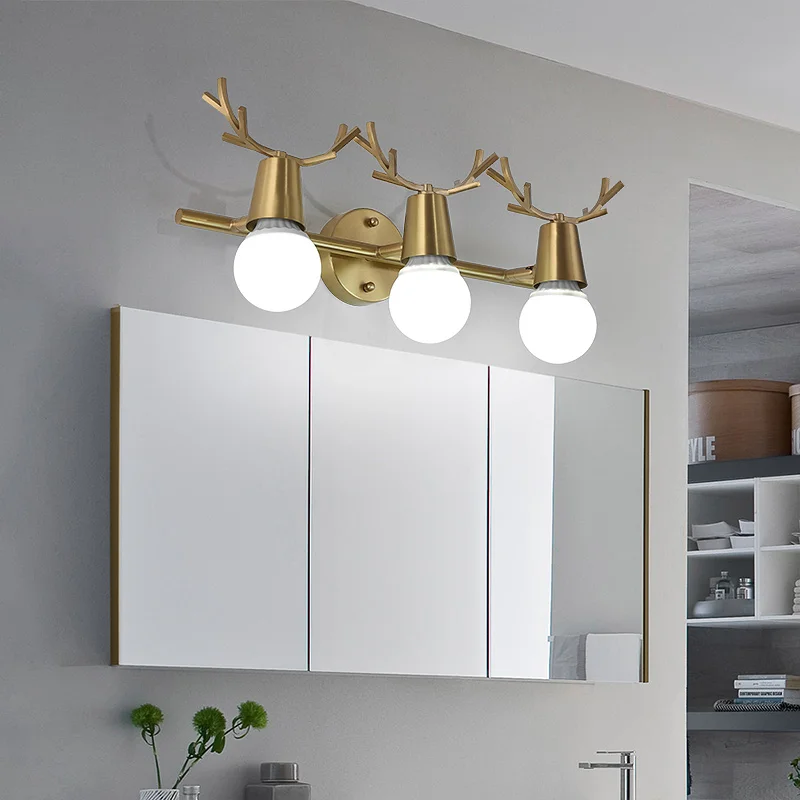 Настенные лампы в стиле пост-модерн с оленем Креативный светодиодный