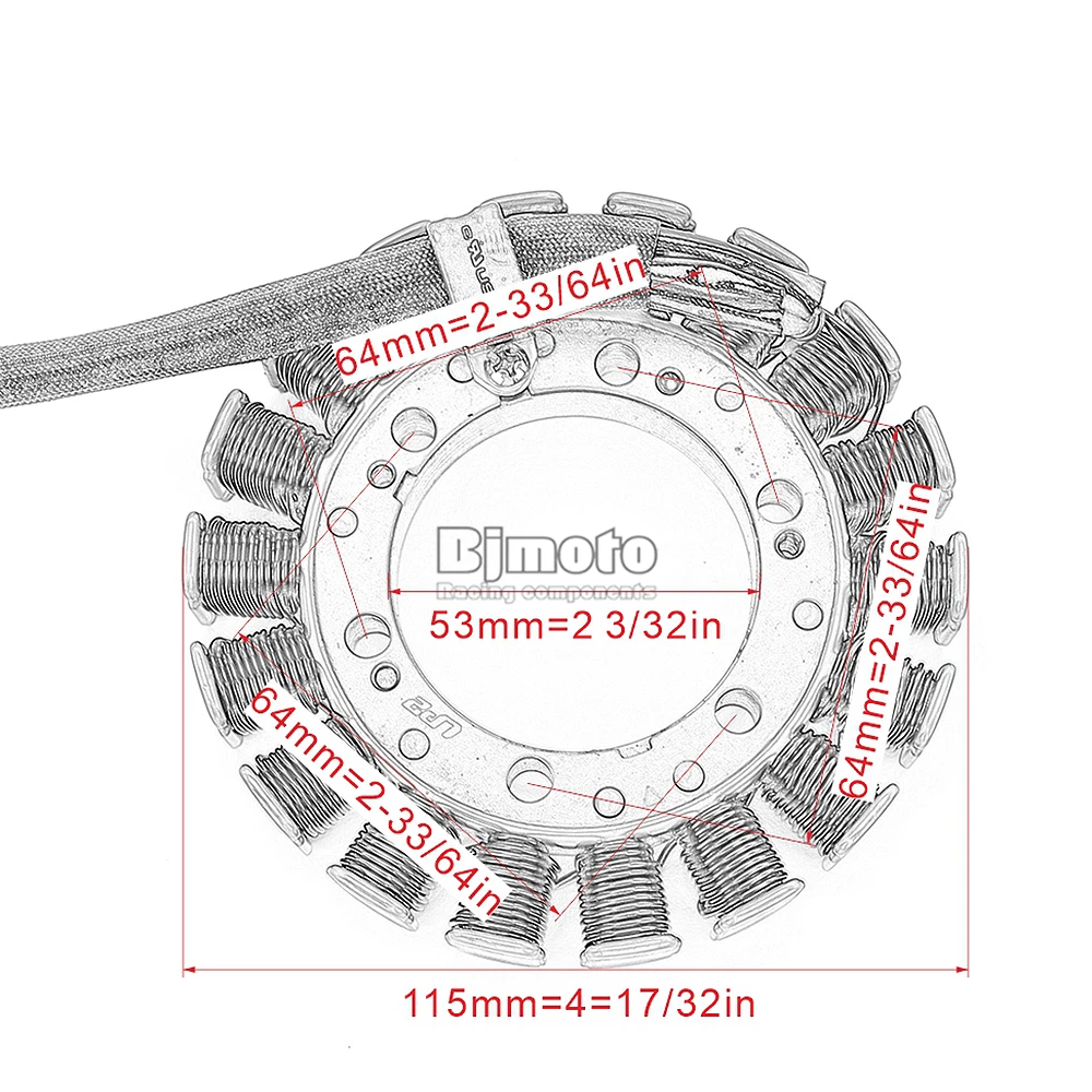 Катушка статора для Yamaha 3LD-81410-00 XTZ750 XT Z750 Super Tenere 750 1989-1997 обмотка статора генератора мотоцикла