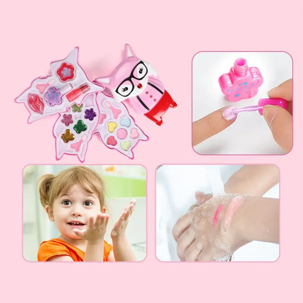 GloryStar Pretend Play Cosmetics Toy Girls Make Up Cosmetics Lipstick Pretend Play Game Toy Toys for All Ages