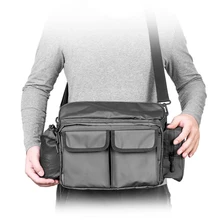 Портативная приманка для рыбалки сумка для хранения, Холст Многофункциональные сумки для рыболовных снастей, Водонепроницаемая Рыбалка на карпах сумка