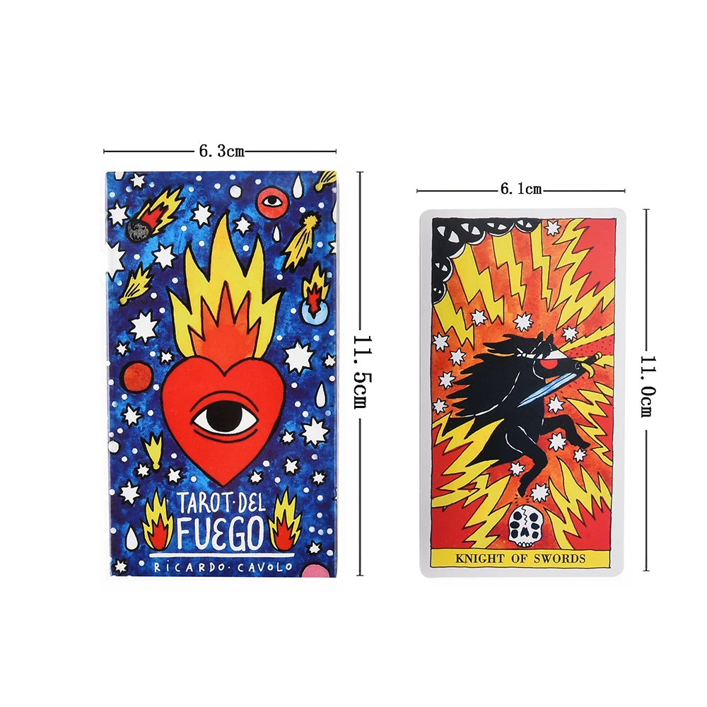 Tarot Del Fuego Cards Game English Tarot Deck Table Card Board Games For Party Playing Tarot Cards Entertainment Family Game Tarot Del Fuego Cards Game English Tarot Deck Table Card Board Games For Party Playing Tarot Cards Entertainment Family Game
