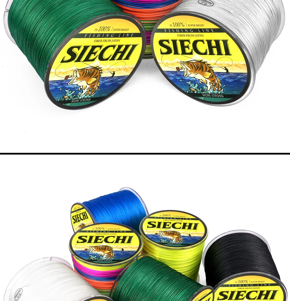 NEW Fishing Line 8 Strands 4 Strands PE Braided 500 Meters Multifilament Fishing Line Rope peche carpe Wire 20-88lb