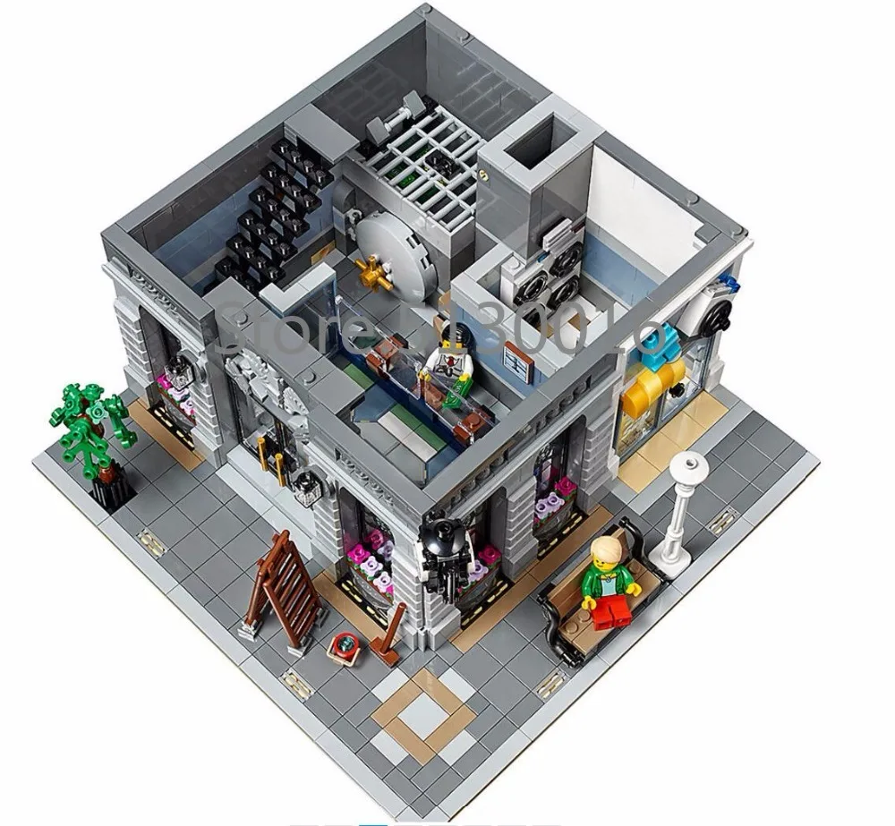 Цена В наличии 15001 уличный вид кирпича банк СОЗДАТЕЛЬ серии Модели Строительные блоки 2413 шт Кирпичи Детские Игрушки совместимы с 10251