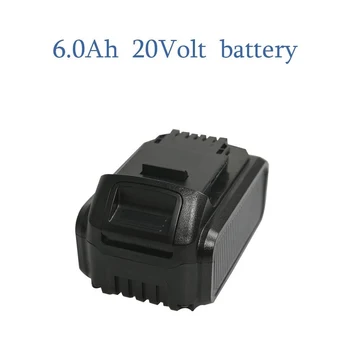 

20V MAX 6.0Ah Lithium Ion Premium Battery for Dewalt Power Tool Battery DCB200, DCB201, DCB201-2, DCB203, DCB180, DCB181