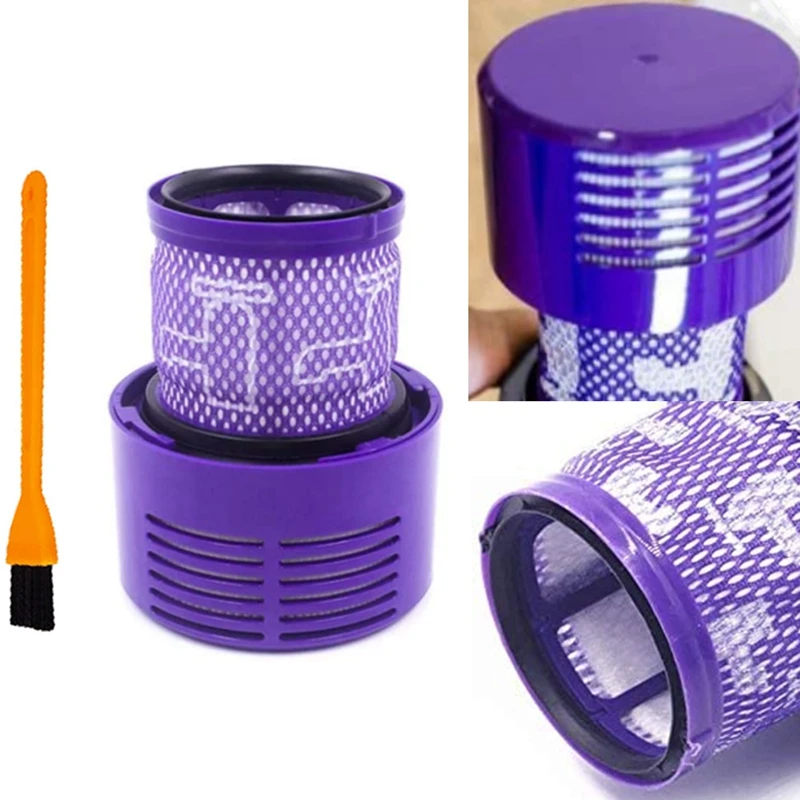 

Dyson V10 Sv12 filter 5/6/7/8pcs with brush replacement parts, washable filter cordless vacuum cleaner parts