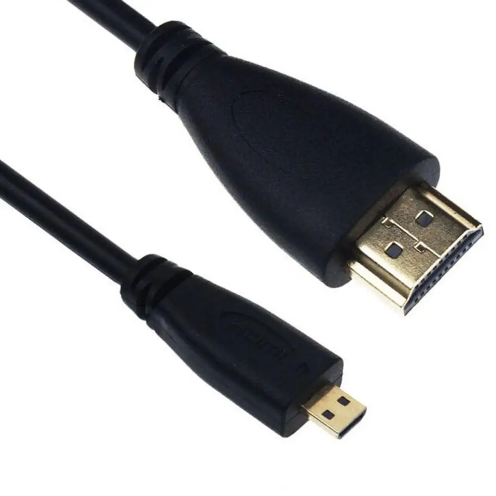 Изысканный дизайн прочный 0,5 м Микро-Тип Hdmi к Hdmi Мужской адаптер конвертер кабель для Droid Htc 4G K1F1