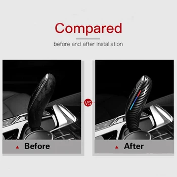 

For BMW 5/7 Series X3/X4 G30 G31 G01 G02 Carbon Fiber Gear Shift Knob Cover Trim