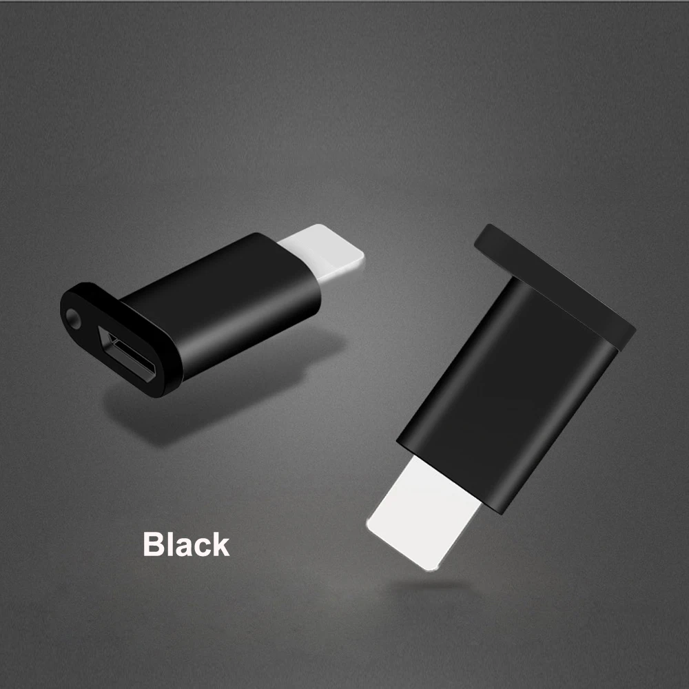Адаптер VOXLINK Micro USB для освещения 8Pin для Apple адаптер с брелоком для iphone XS XR 6 7Plus синхронизация зарядное устройство OTG конвертер