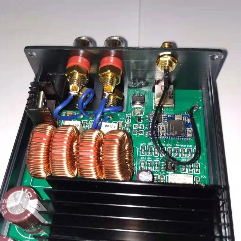 WEILIANG аудио TDA7498E 2,0 класс D Мини цифровой усилитель мощности bluetooth 5,0 Максимальная выходная мощность 160 Вт* 2