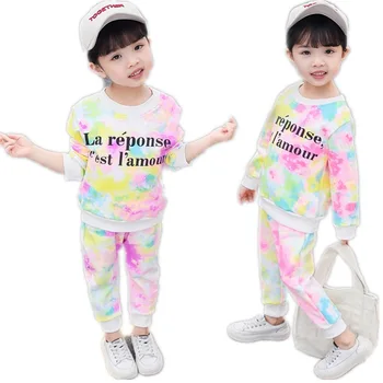 

JXYSY Children's Wear Set Autumn Wear New The Little Girl Autumn Clothes Stylish Two-piece Suit Children's Clothing Suit