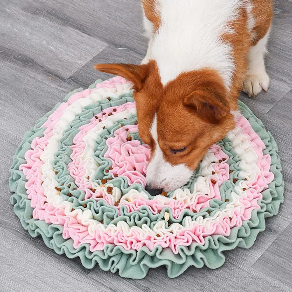 

Dog Snuffle Mat Lollipop Pattern Slow Feeding Bite-resistant Dog Training Snuffle Mat Pet Dog Toys Supplies