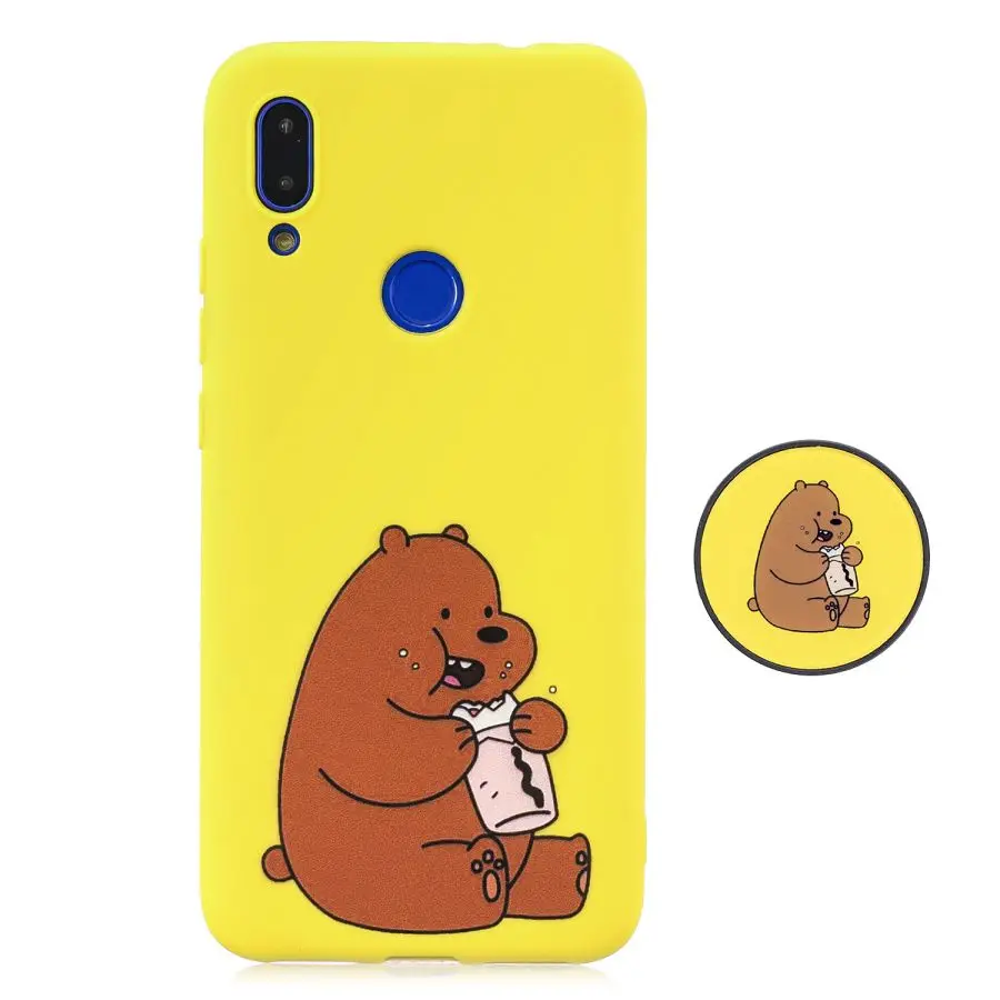 Huawei Y5 Y6 Y7 силиконовый чехол с мультяшным рисунком для huawei Y6 Prime Coque Honor 8S чехол милый Стенд мягкие чехлы для телефонов - Цвет: A8