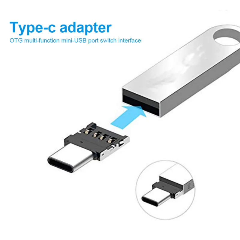 OTG type-c адаптер многофункциональный конвертер USB Micro-transfer Интерфейс адаптер usb type c otg адаптер otg-кабельные Конвертеры