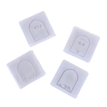

7 Style Transparent Silicone Mold For Jewelry Frame Animals Pendant Resin Silicone Mould Handmade Epoxy Resin Molds