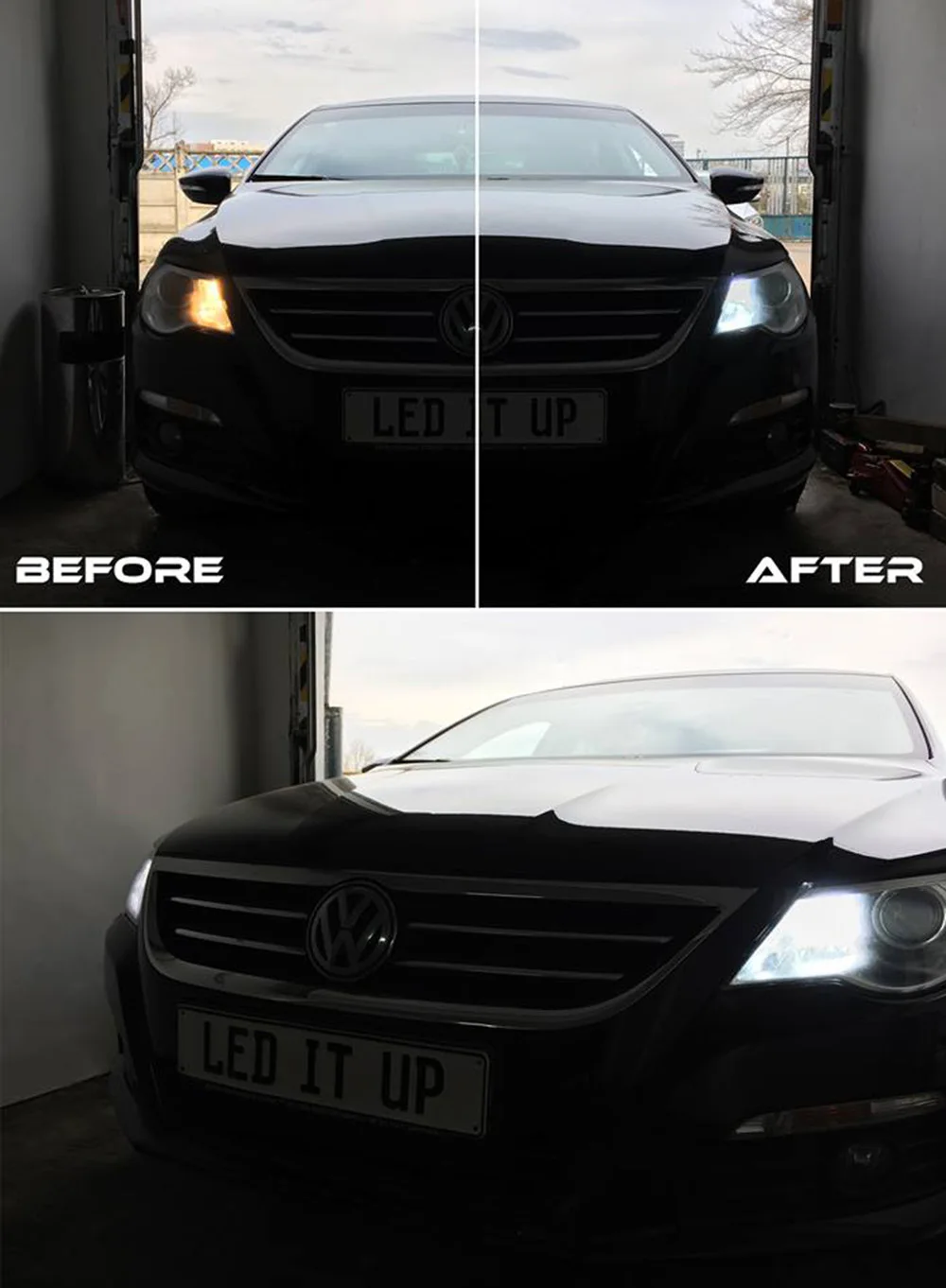 2 шт. 80 Вт светодиодный P21W BA15S 1156 светодиодный DRL для Passat CC(2012