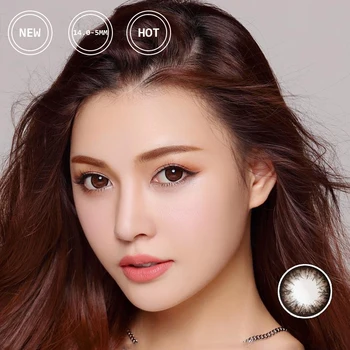 

1 Pair Beautiful Pupil Color Contact Lenses Monthly Female Path 14.0-5mm Cute Multicolor Party Cartoon Girl Decoration Cosplay