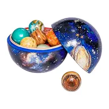 

Solar System Model Space Astronomy Learning Wooden Space Toys With Astronaut And Rocket Model Educational Toys Decoration For P