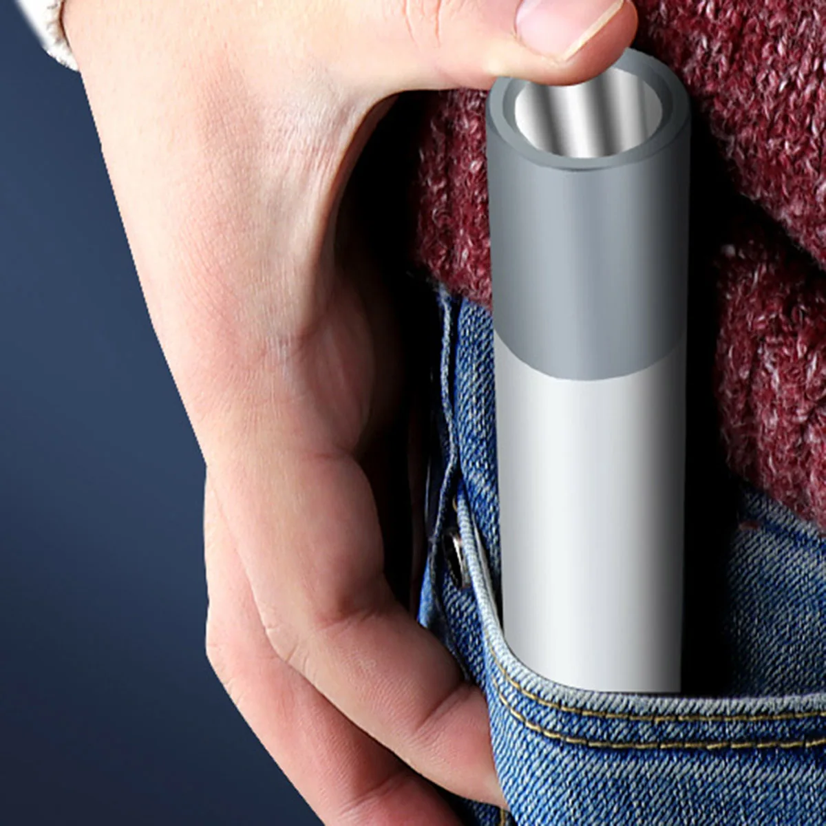 USB 2600mah перезаряжаемый аварийный литиевый аккумулятор многофункциональный мини маленький фонарик перезаряжаемый фонарик(серебристый