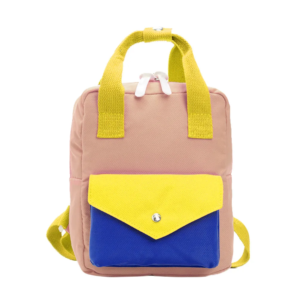 Pink L OCARDIAN, рюкзак для родителей и детей, хит цветов, маленький рюкзак для мальчиков и девочек, школьный рюкзак, дорожная сумка для пары, простые универсальные сумки A7 - Цвет: Pink L