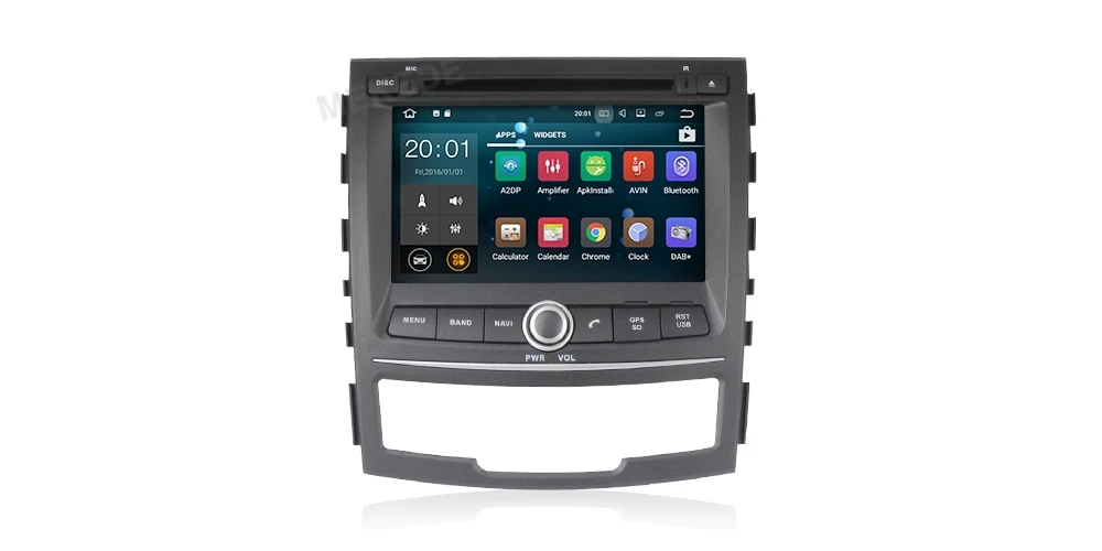 Clearance MEKEDE 1024X600 2Din Octa Core 4G RAM Android 9.0 Car Multimedia Player For SSANGYONG KORANDO 2011-2013 Stereo Radio GPS Navi 13