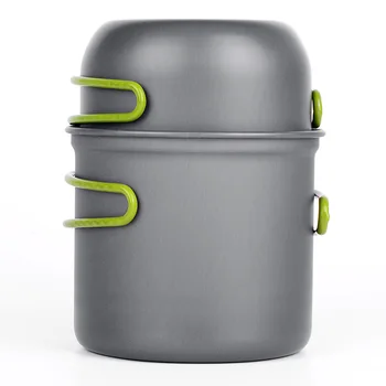 

Ultralight Camping Cookware Utensils outdoor tableware set Hiking Picnic Backpacking Camping Tableware Pot Pan 1-2persons
