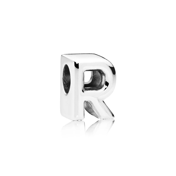 style 22 Простой стиль, Винтажные бусины из сплава 26 букв, подходят к оригиналу Pandora, подвески для женщин, подарок на день рождения, ювелирные изделия ручной работы - Цвет: style 22