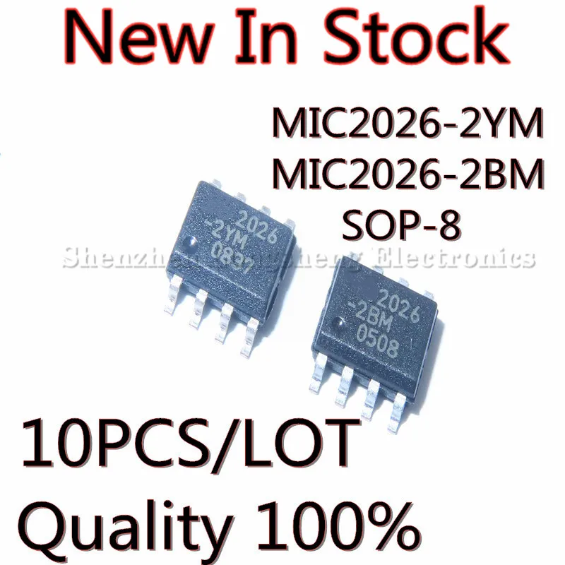 

10 шт./лот MIC2026-2YM 2026-2YM MIC2026-2BM 2026-2BM SOP-8 выключатель питания-карта памяти оригинального качества 100%