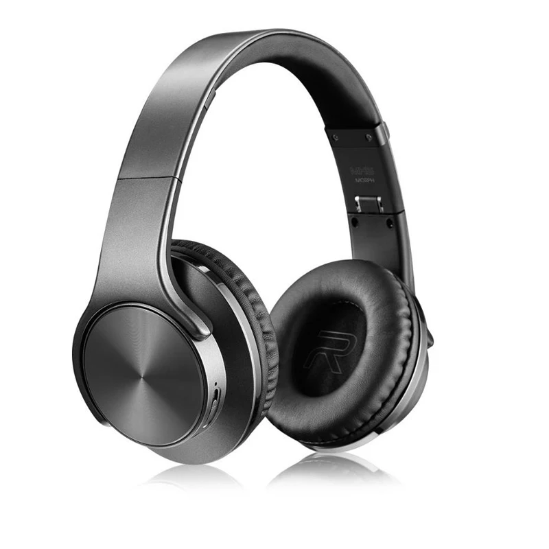 Черный Bluetooth наушники SODO MH5 удобные беспроводные NFC 2 в 1 Twist-out Bluetooth динамик регулируемые наушники с микрофоном - Цвет: Черный