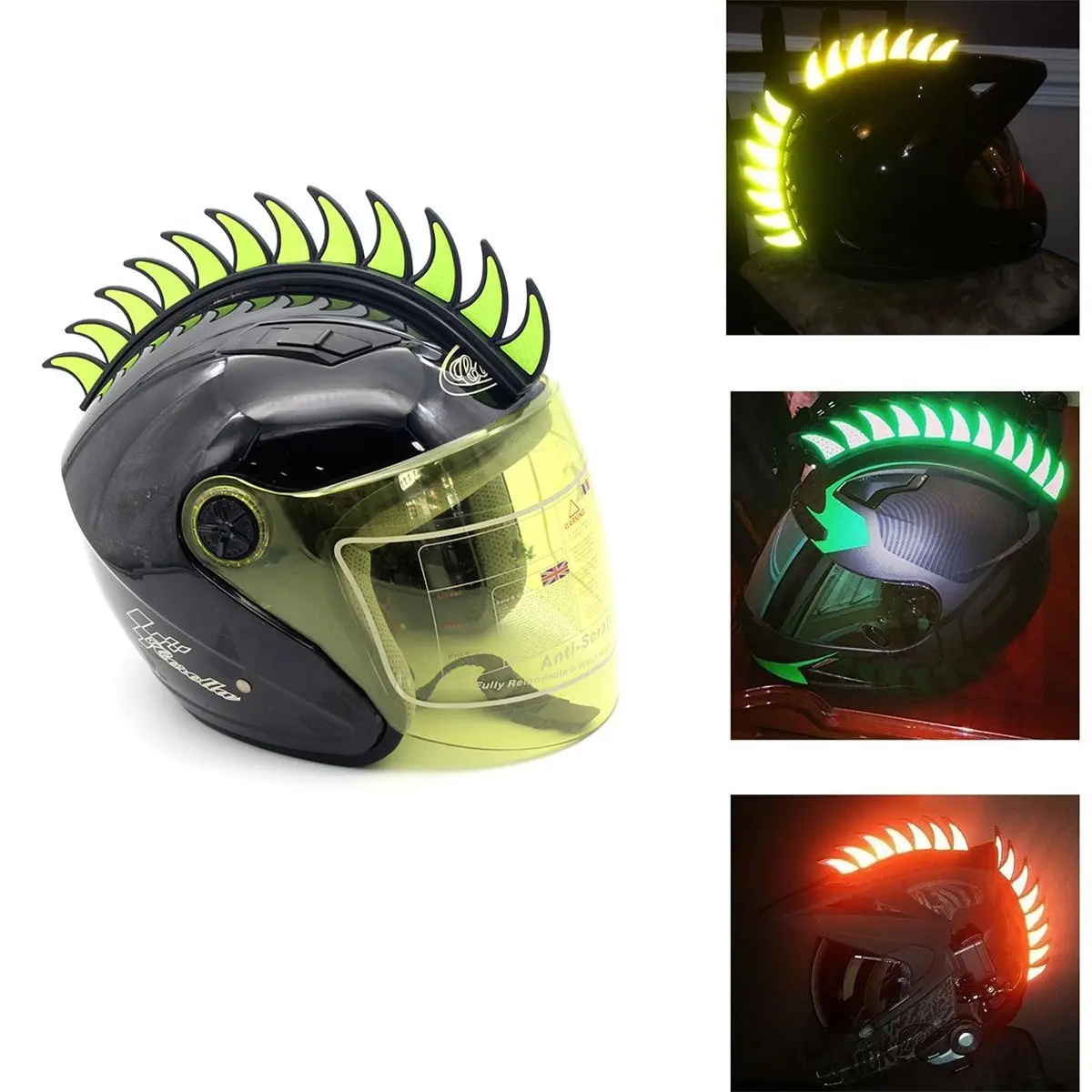 sitzen Diktat Erreichbar motorradhelm aufkleber reflektierend ...