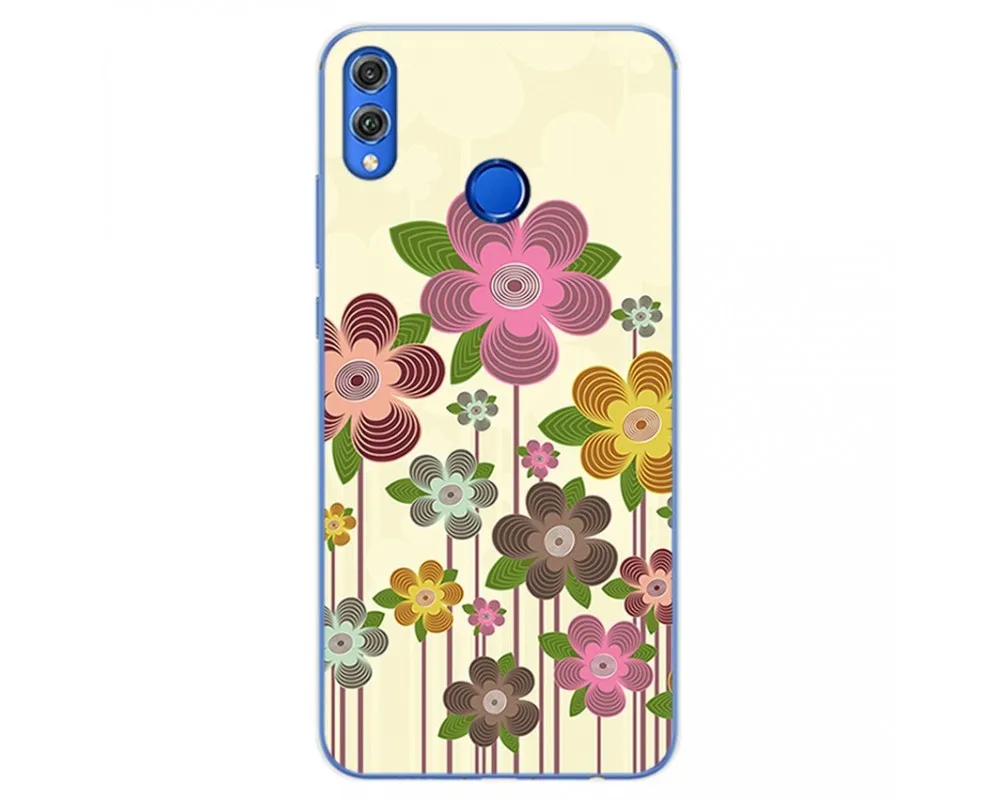 Tpu Gel case for Huawei Honor 8X design Spring in flower drawings | Мобильные телефоны и аксессуары