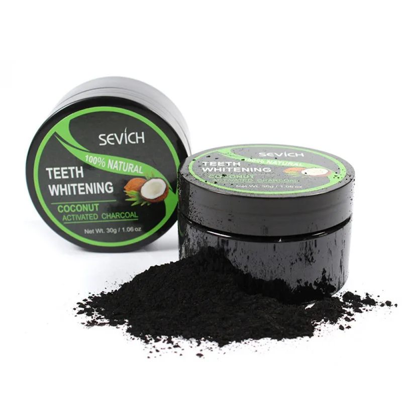 Отбеливающий порошок для зубов с активированным углем удаление желтым пятном