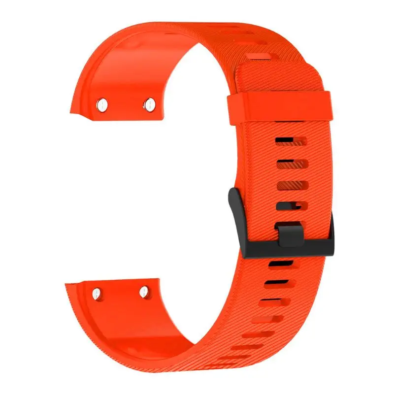 Orange Мягкий браслет металлическая застежка ремешок для часов Garmin Forerunner 35/30 Смарт-часы - Цвет: Orange