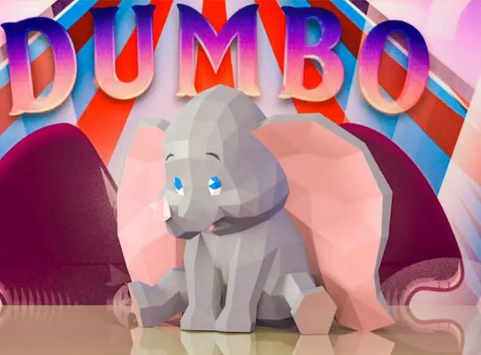 Dumbo 36 см бумага 3D DIY материал ручной работы креативный домашний декор реквизит#3342 ручной работы милые геометрические бумажные фигурки