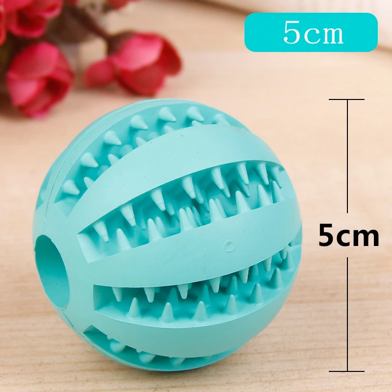 Pet Sof Pet игрушки для собак игрушка забавный интерактивный эластичный шарик жевательная игрушка для собаки зуб чистый шар еды Экстра-жесткий резиновый мяч