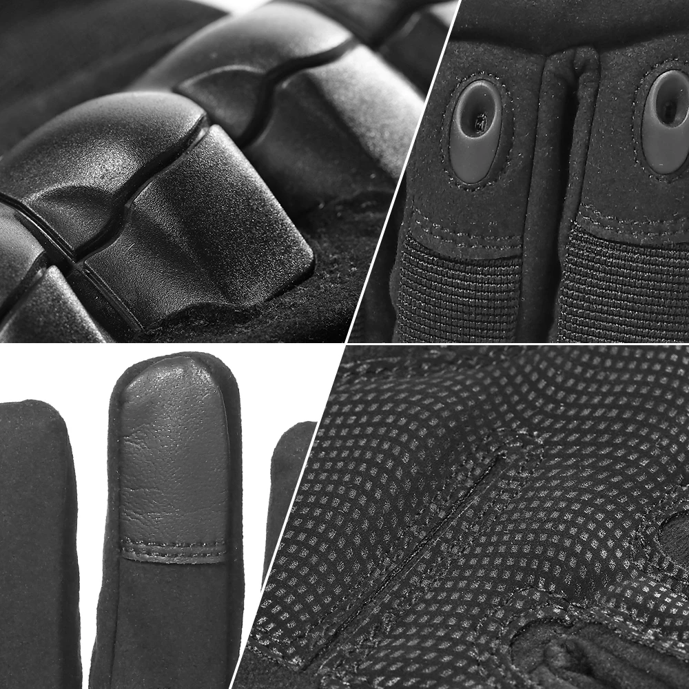 Мотоциклетные Перчатки с сенсорным экраном, мотоциклетные перчатки для мотокросса, военные армейские тактические резиновые жесткие перчатки для мужчин и женщин